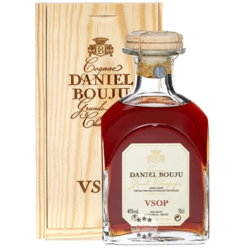 Daniel Bouju VSOP Cognac / 40 % Vol. / 0,7 Liter-Dekanter in Holzkiste
