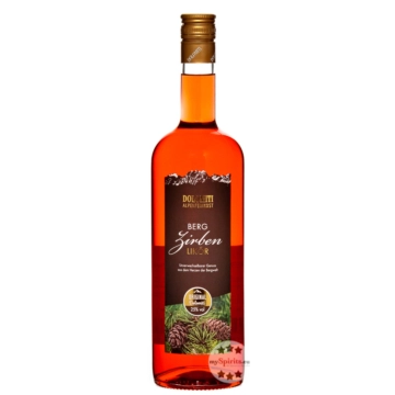 Dolomiti Bergzirben Likör / 25 % vol. / 1,0 Liter-Flasche