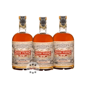 Don Papa Rum aus Philippinien / 40 % Vol. / 3 x 0,7 Liter-Flasche