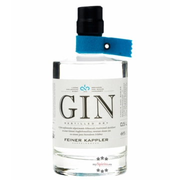 Feiner Kappler Destilled Dry Gin - Frisch-blumiger Gin aus dem Schwarzwald / 44 % vol. 0,5 L Flasche