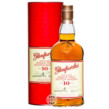Glenfarclas 10 Jahre Highland Single Malt Scotch Whisky / 43 % Vol. / 0,7 Liter-Flasche