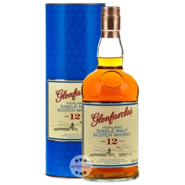 Glenfarclas 12 Jahre Highland Single Malt Scotch Whisky / 43 % Vol. / 0,7 Liter-Flasche in Geschenkdose