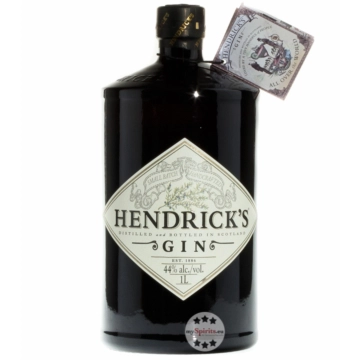 Hendrick’s Small Batch Gin / 44 % vol. / 1,0 Liter-Flasche