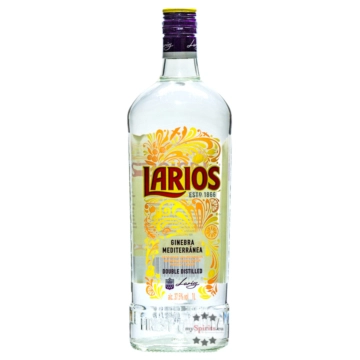 Larios Dry Gin / 37,5 % Vol. / 1,0 Liter-Flasche