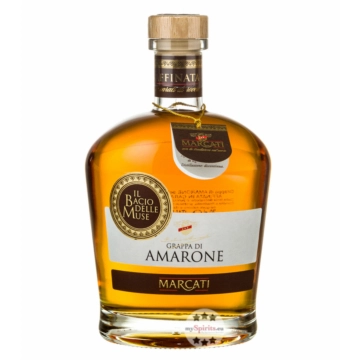 Marcati Grappa Amarone Affinata in Carati di Rovere „Il Bacio delle Muse“ / 40 % Vol. / 0,7 Liter-Flasche