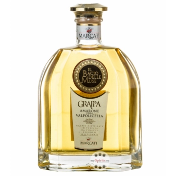 Marcati Grappa Amarone della Valpolicella “Il Bacio delle Muse” / 40 % Vol. / 0,7 Liter-Flasche