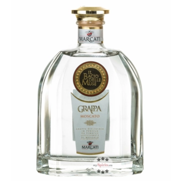 Marcati Grappa Moscato „Il Bacio delle Muse“ / 40 % Vol. / 0,7 Liter-Flasche
