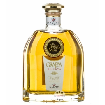 Marcati Grappa Riserva „Il Bacio delle Muse“ / 40 % Vol. / 0,7 Liter-Flasche