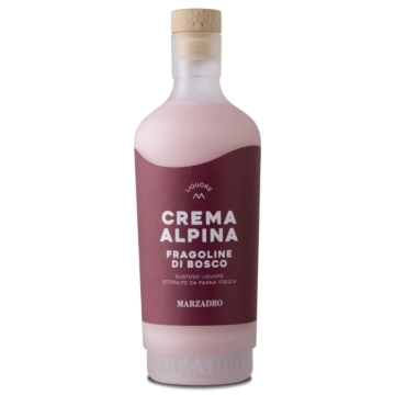 Marzadro Crema Alpina Fragoline di Bosco Erdbeerlikör / 17 % Vol. / 0,7 Liter-Flasche