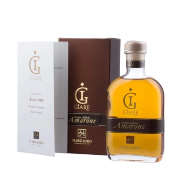 Marzadro: Grappa Giare Amarone Cartone / 41 % Vol. / 0,2 Liter-Flasche