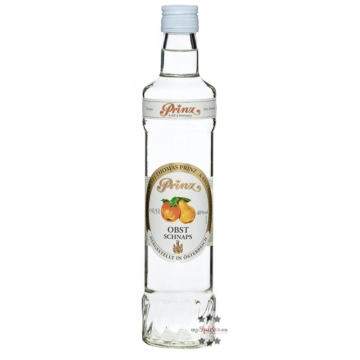 Prinz: Obstschnaps / 40 % Vol. / 0,5 Liter-Flasche
