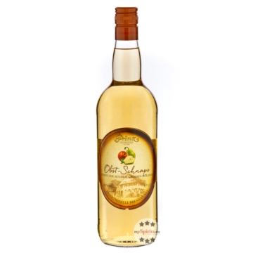 Prinz: Obstschnaps aus dem großen Holzfass / 40 % Vol. / 1,0 Liter-Flasche
