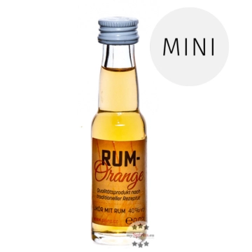 Prinz: Rum Orange Likör mit Inländerrum / 40% Vol. / 0,02 Liter - Flasche
