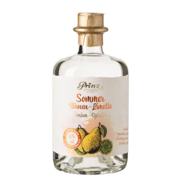 Prinz: Sommer Birnen-Limette Spirituose / 34 % vol. / 0,5 Liter-Flasche