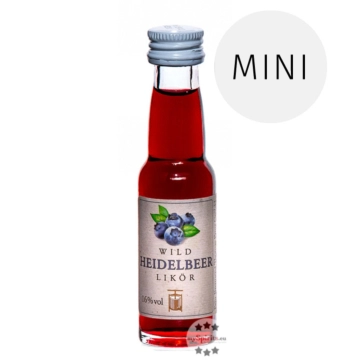 Prinz: Wild-Heidelbeer Likör / 16 % Vol. / 0,02 Liter - Flasche