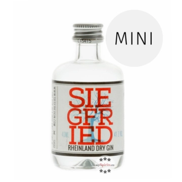 Gin: SIEGFRIED Rheinland Dry Gin / 41% Vol. / 0,04 Liter
