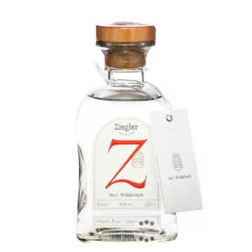 Ziegler Wildkirsch No. 1 Edelbrand / 43 % Vol. / 0,5 Liter-Flasche