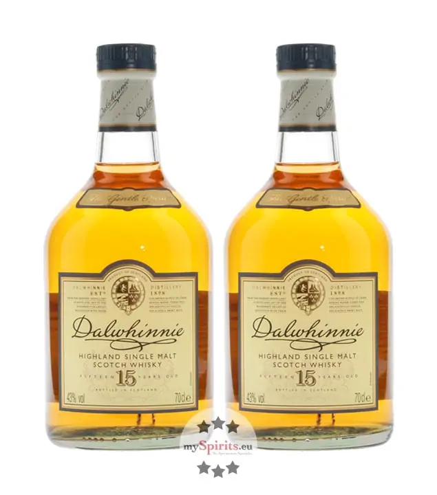 Dalwhinnie 15 Jahre Vorteilspack - Whisky / 43 % Vol. / 2 x 0,7 Liter-Flasche
