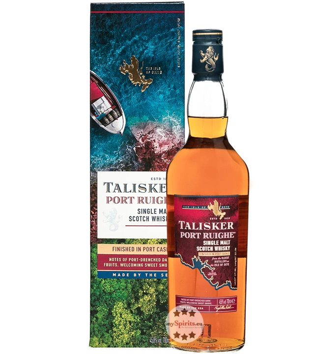 Talisker Port Ruighe Single Malt Scotch Whisky Port Cask Finish / 45,8 % vol. / 0,7 Liter-Flasche