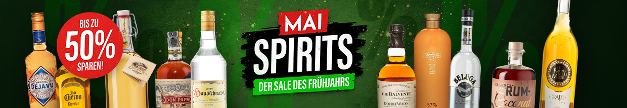 MAISpirits - bis zu 50 % auf über 400 Produkte! MAISpirits - bis zu 50 % auf über 400 Produkte!