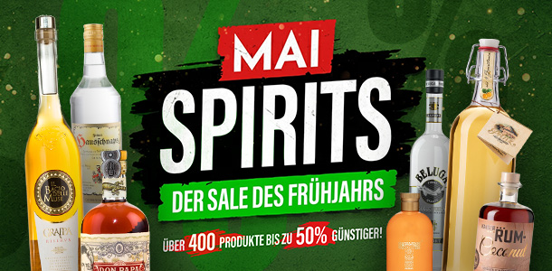 MAISpirits - bis zu 50 % auf über 400 Produkte! MAISpirits - bis zu 50 % auf über 400 Produkte!